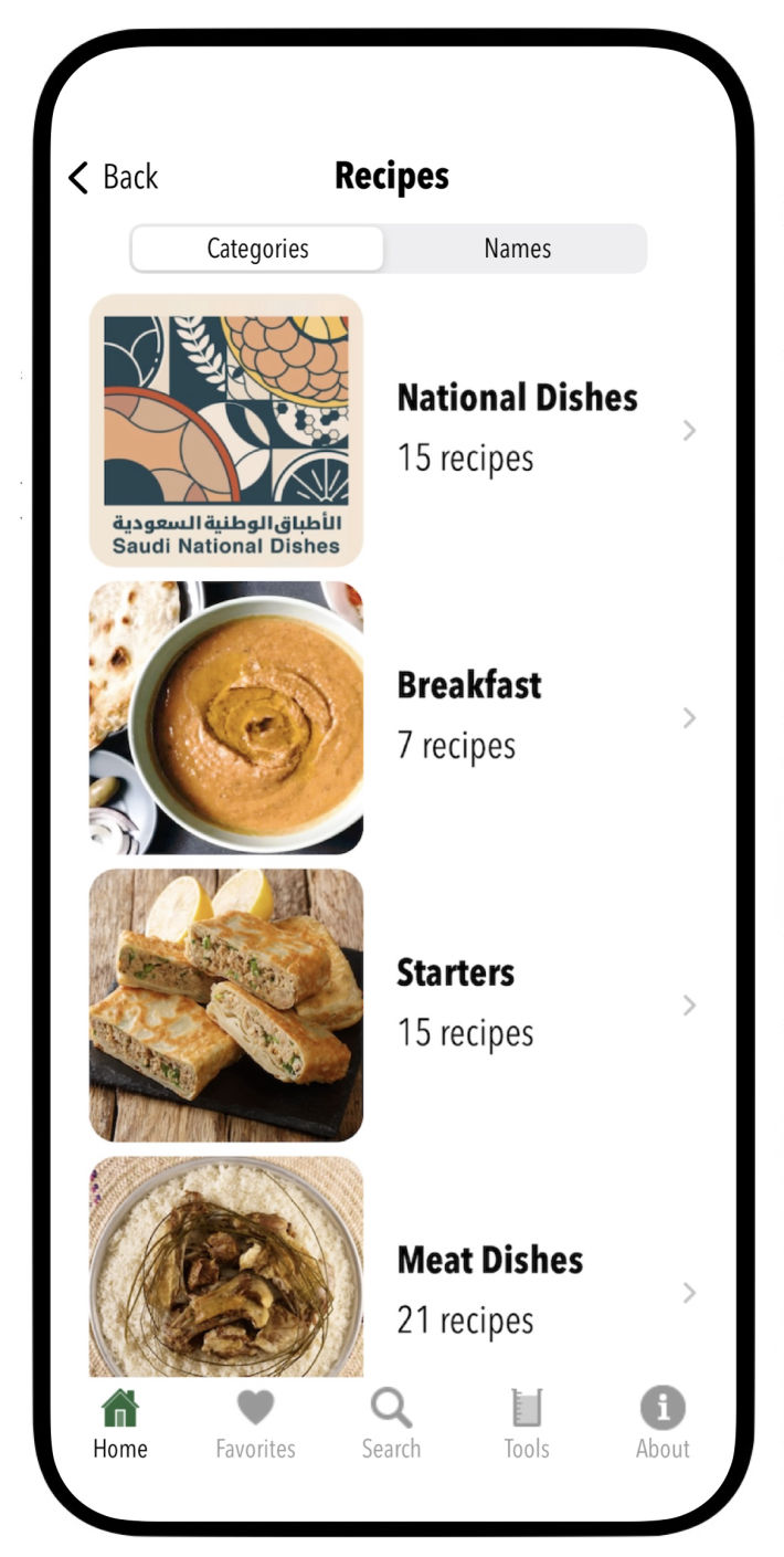 Saudi Recipes iOS App